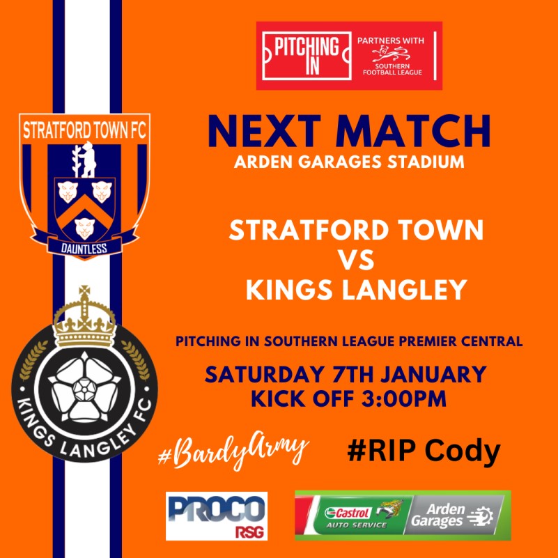 KINGS LANGLEY Saturday 7th January 2023