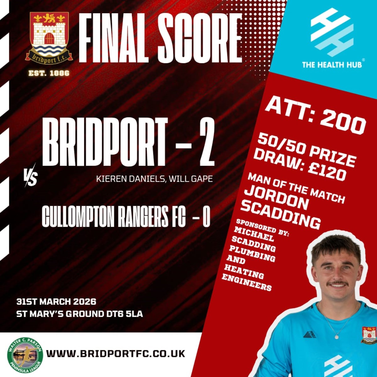Men's 1st Team vs Cullompton Rangers 1