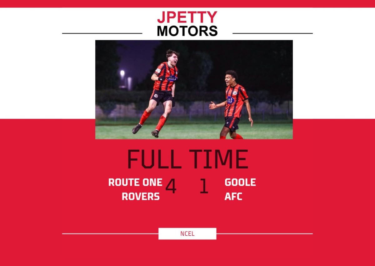 Route One Rovers 4–1 Goole AFC - Match Report - Goole AFC