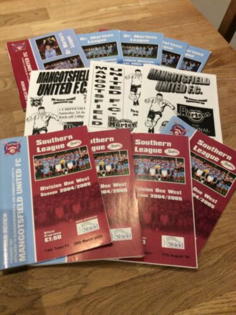 Mangotsfield United FC, Frome Town Programme