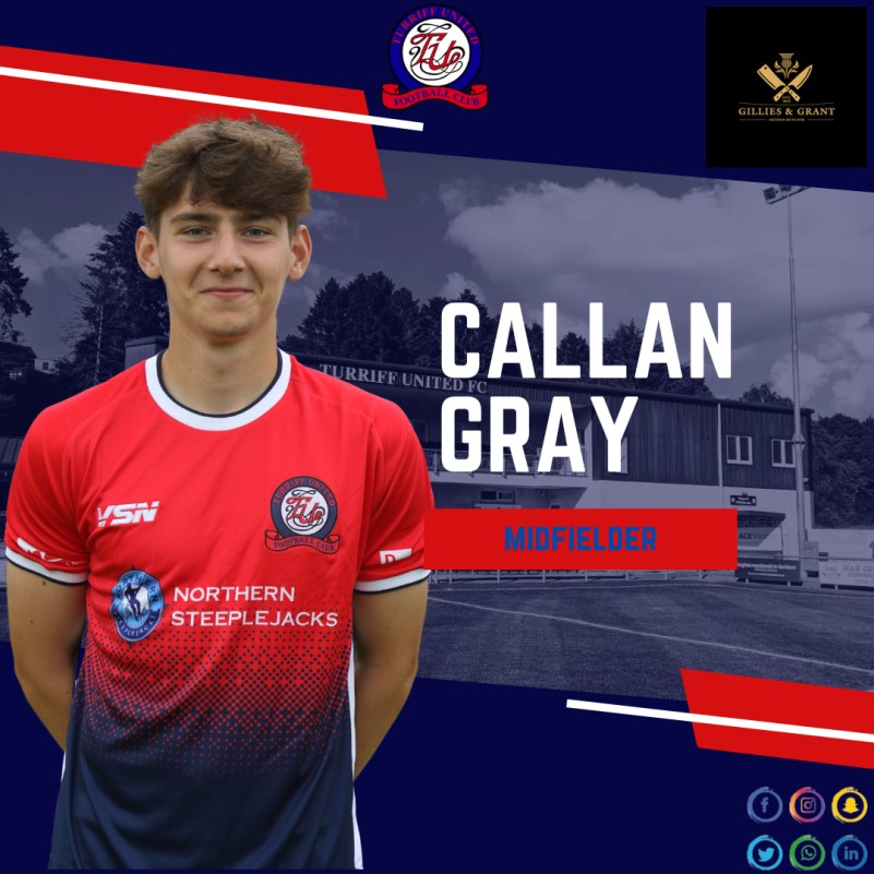 Turriff United FC, CLUB NEWS MIDFIELDER EXTENDS CONTRACT