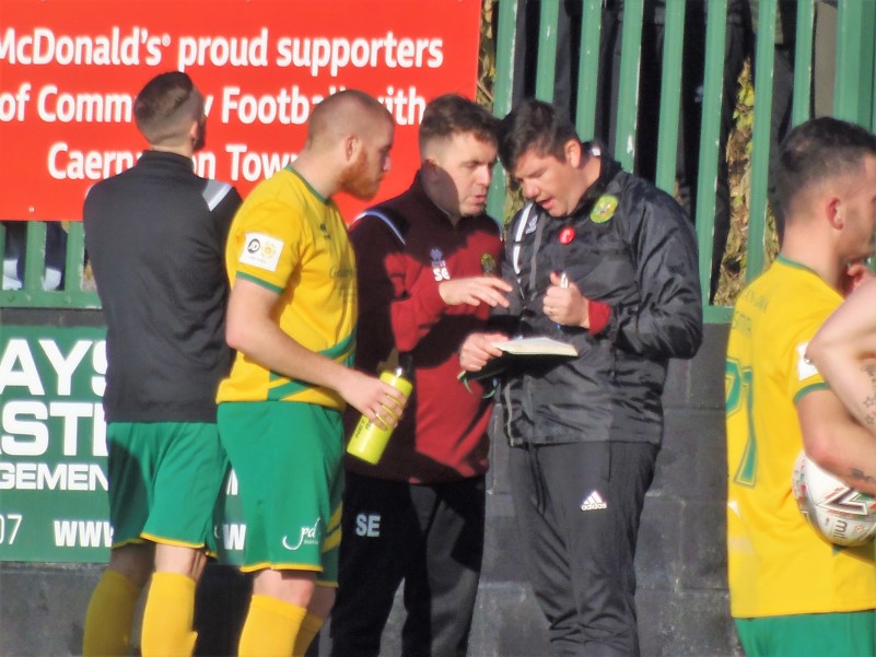 Caernarfon Town FC, Festive Fixtures, Ben and Injuries Update from Eards