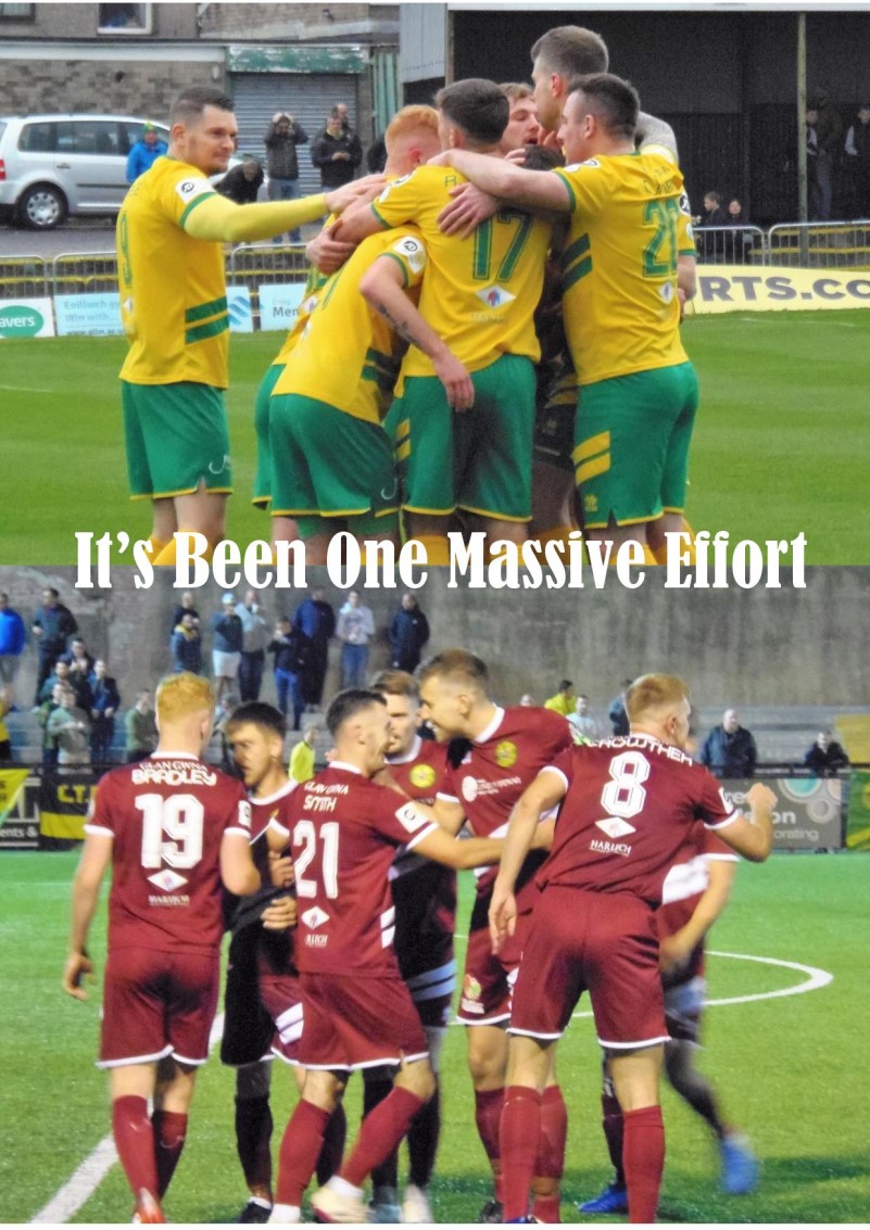 Caernarfon Town FC, Its Been One Massive Effort