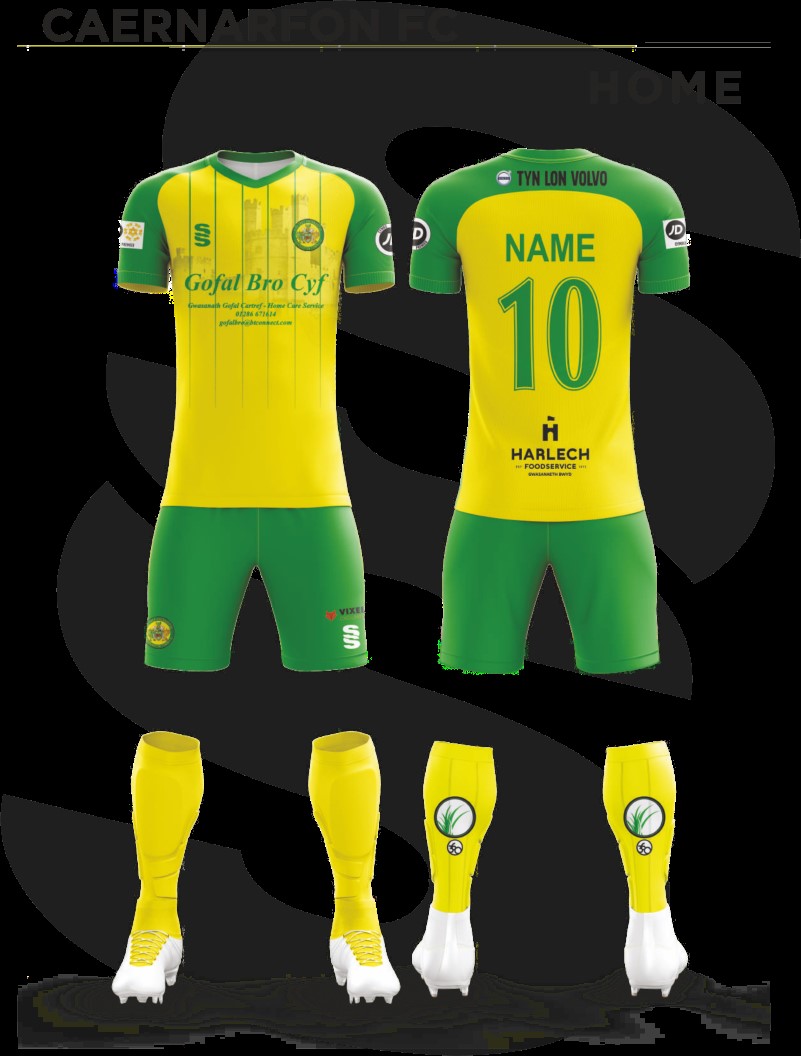 Caernarfon Town FC, New Home Kit Reveal