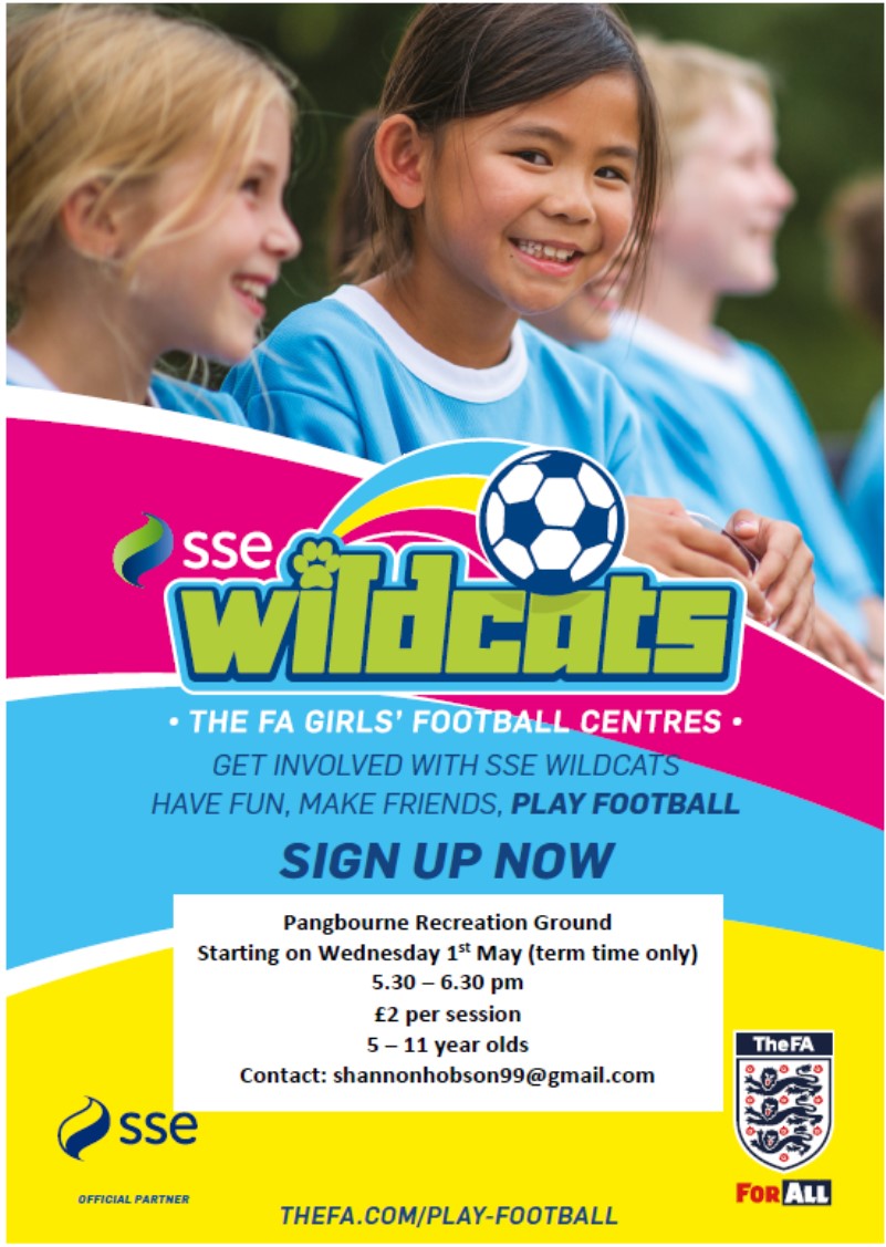 Pangbourne Youth FC, Wildcats get ready to roar on the football pitch!