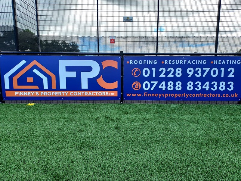 Malvern Town FC, COMMERCIAL TO FINNEY'S PROPERTY CONTRACTORS LTD.
