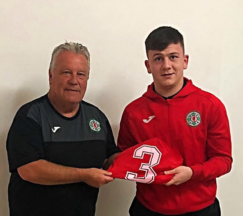 COLWYN BAY FC, KIAN HELPS WALES BEAT ENGLAND