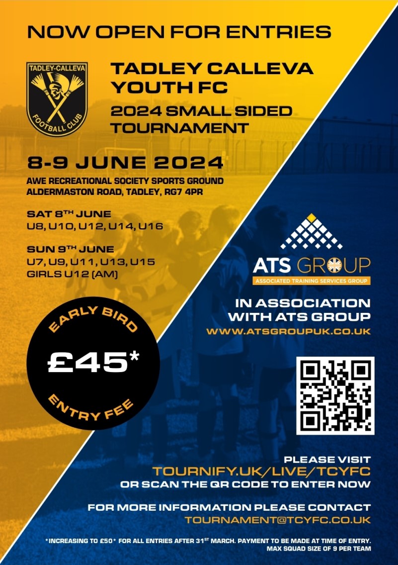 Tadley Calleva Youth FC, TCYFC Annual Small Sided Tournament 2024