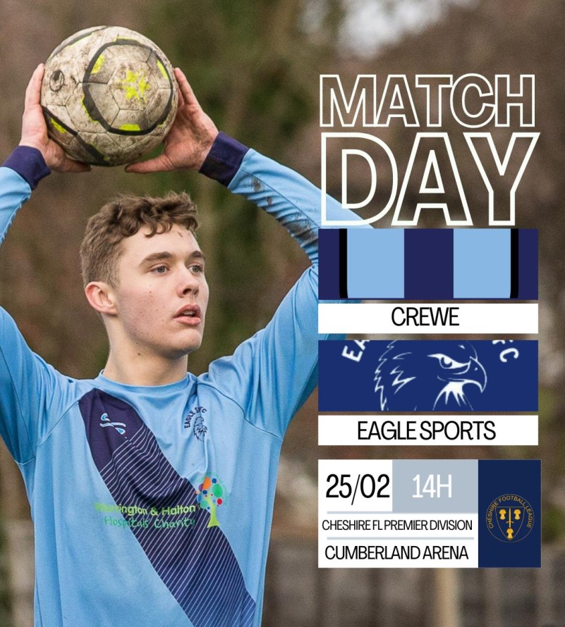 Eagle Sports Football Club, MATCH DAY CREWE FC (A)