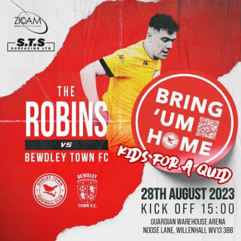 DUDLEY TOWN FC, 2023/24 Match Preview Bewdley Town (H)