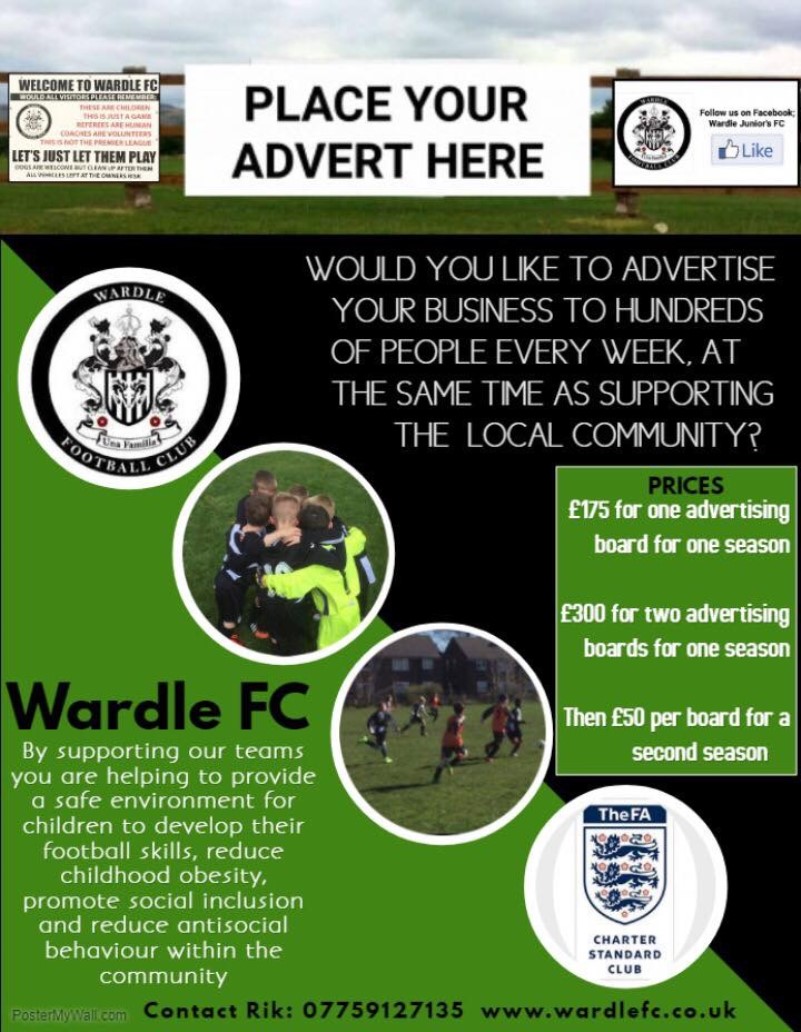 Advertising - Wardle FC