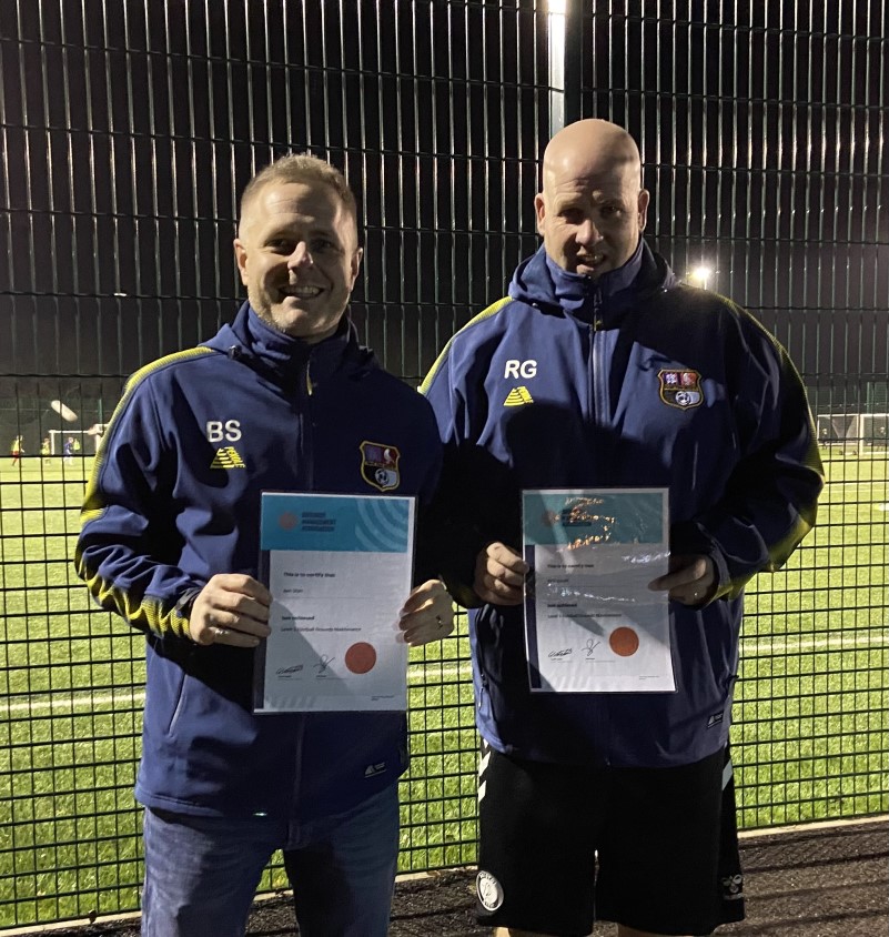 Frome Town United , Ground Maintenance Training Completed