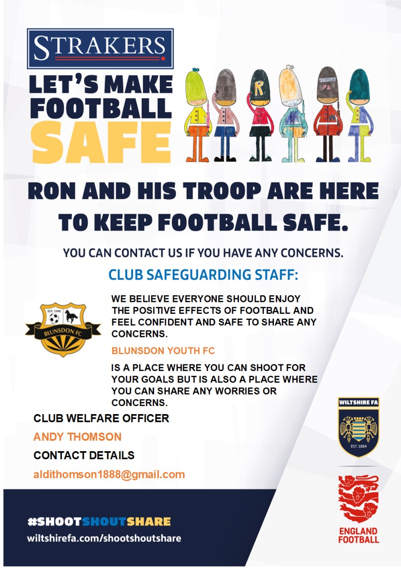 Blunsdon FC, Safeguarding