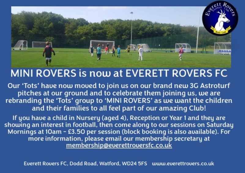 Everett Rovers FC, Mini Rovers