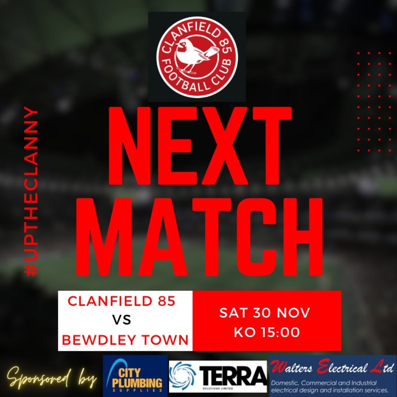 Bewdley Town - Clanfield85 Fc
