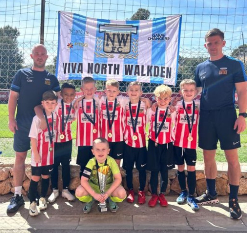 North Walkden JFC u8 Trophy Winners - NORTH WALKDEN FC