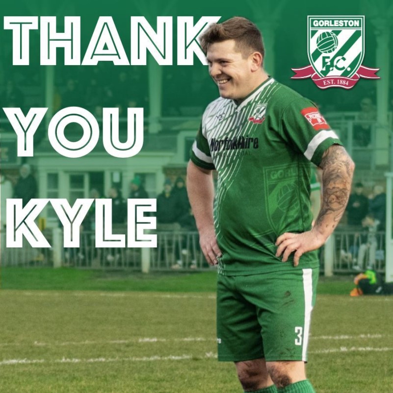 Kyle Departs Gorleston Football Club Kyle departs gorleston football club
