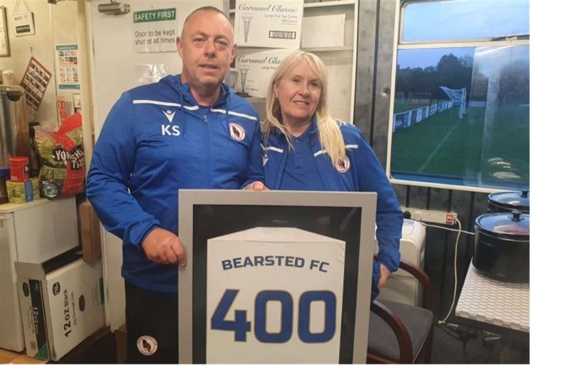 Bearsted FC, Kev Hits 400