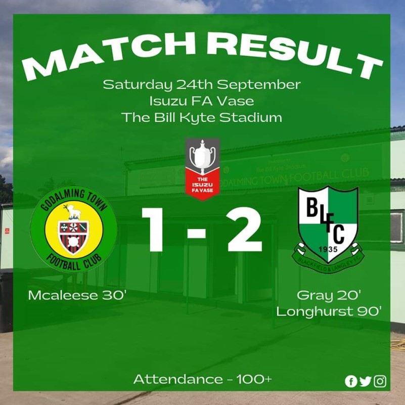 Blackfield and Langley Football Club, FA Vase progression