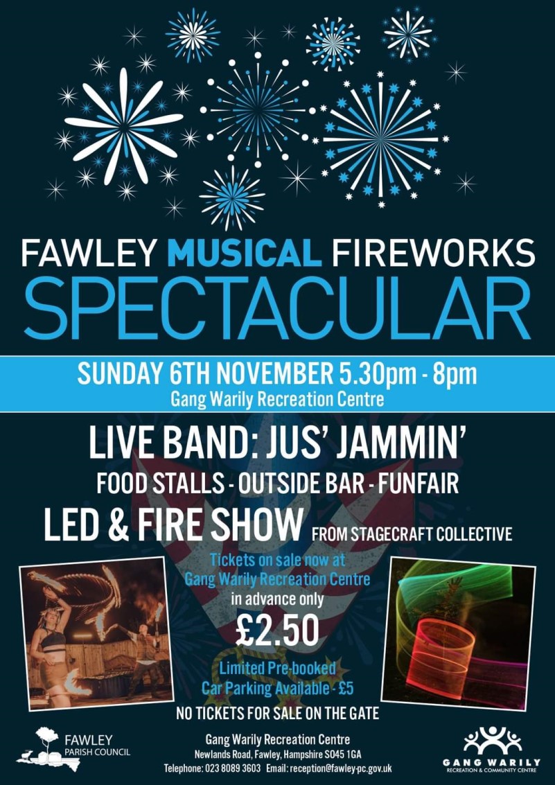 Blackfield and Langley Football Club, 2022 Fireworks Night