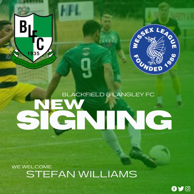 Blackfield and Langley Football Club, New 1st Team Signing