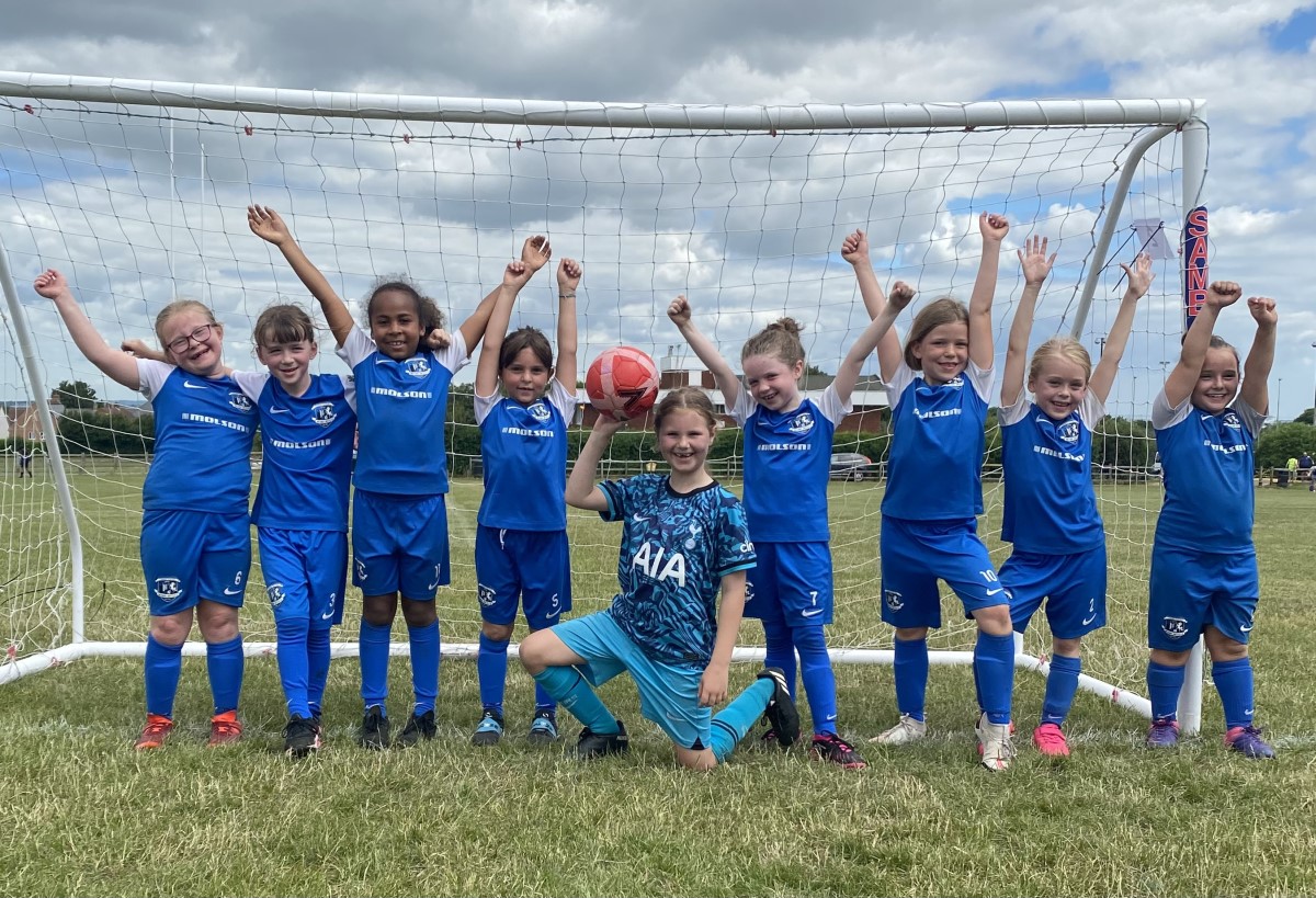Under 8 Girls Medway United Football Club Rainham, Kent