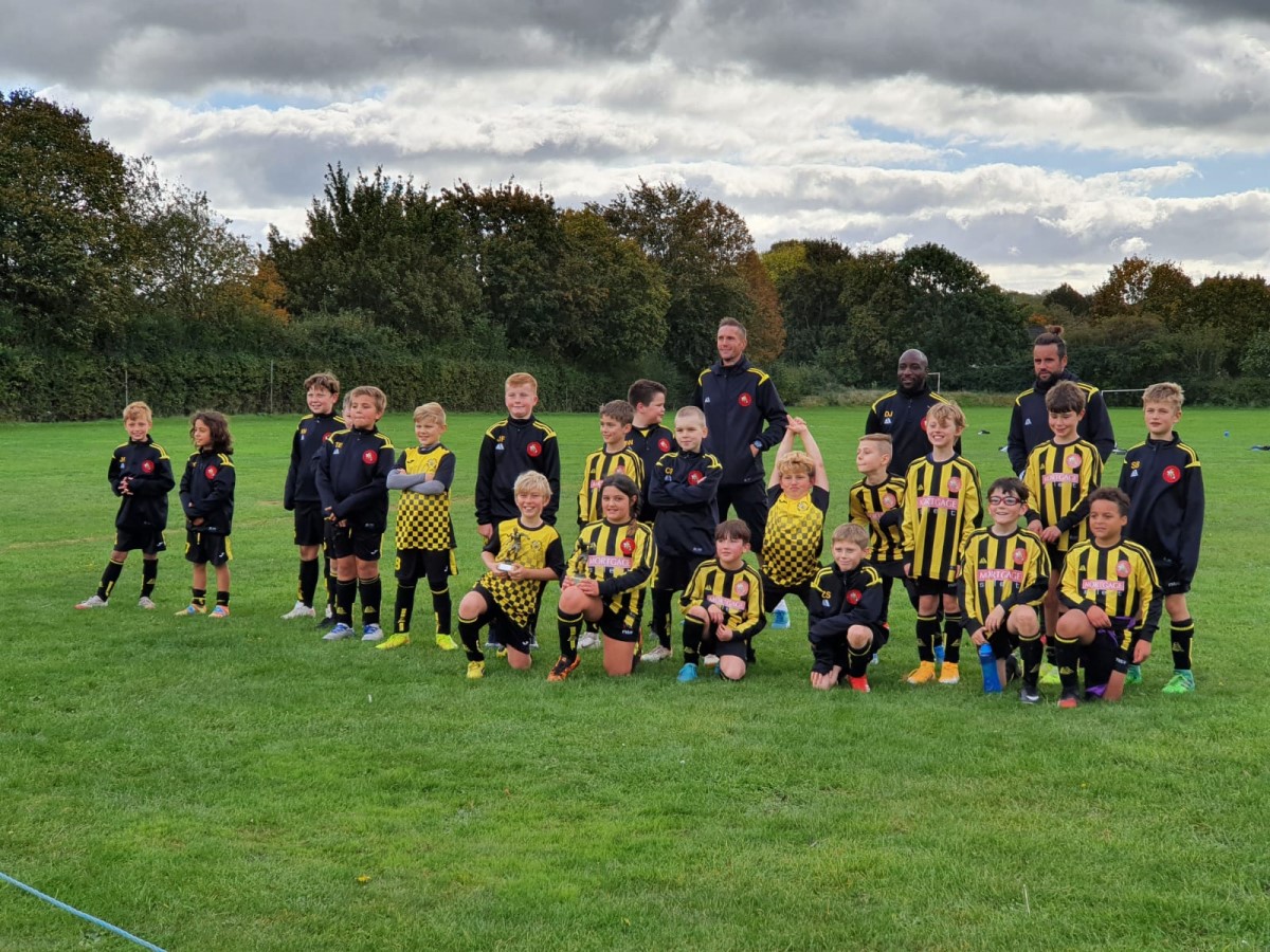 Under 12 Wasps Tone Youth Football Club Taunton, Somerset
