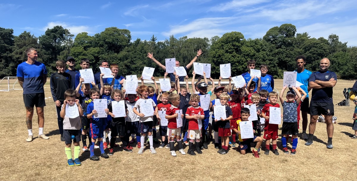 Soccer School Hawley Football Club Blackwater , Surrey